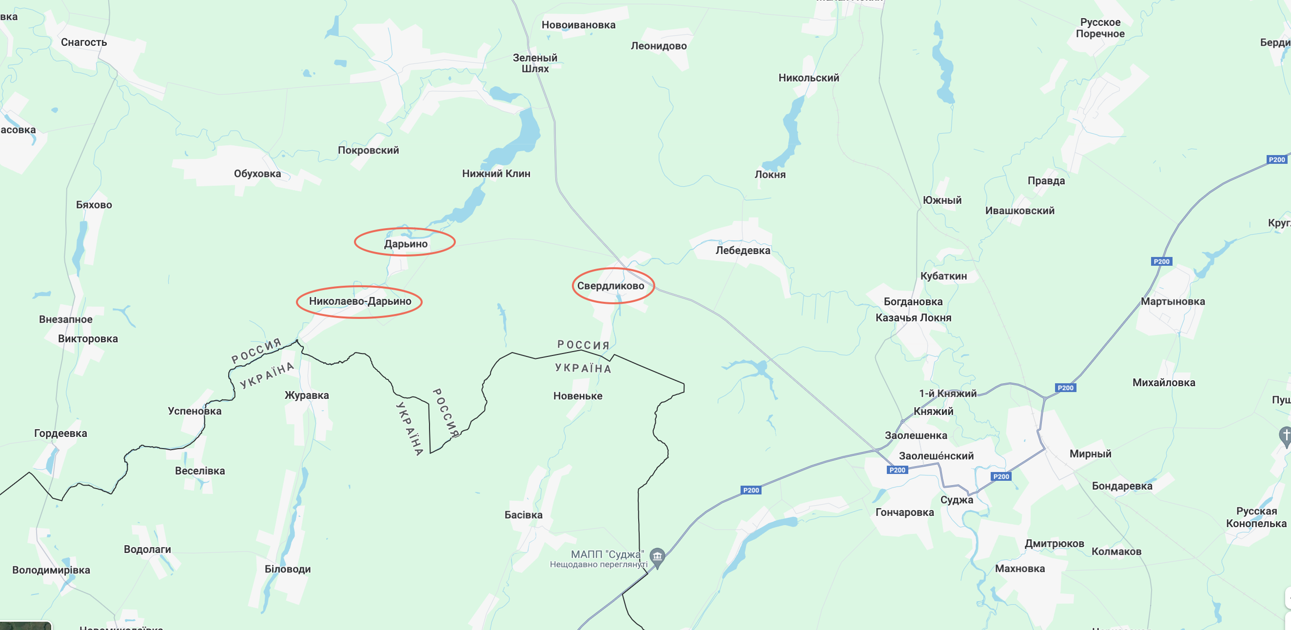 Безлюдна Суджа та різні версії "прориву". Ситуація в Курській області на ранок (карти)